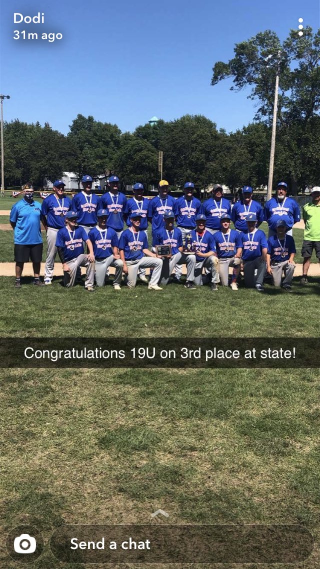 So proud of my guys! 3rd place finish in State B’s and the sportsmanship award!
Love you guys!