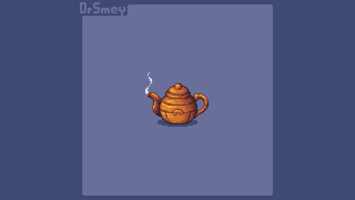 #aseprite #pixel_dailies #pixelart #madewithaseprite
Golden #teapot 

<a href="/Pixel_Dailies/">Pixel Dailies</a>