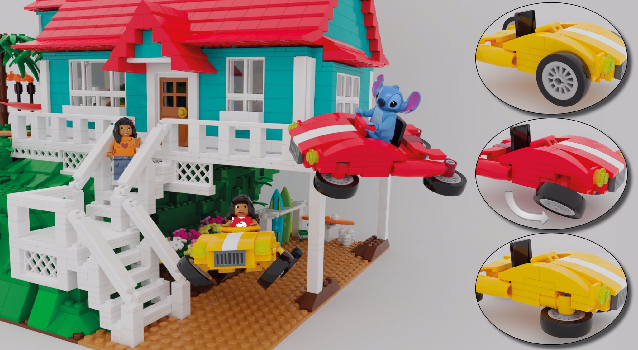 X 上的ItsABricksLife626：「I've designed a Lilo and Stitch LEGO set, help it  become a reality by pressing the “support” button here!!    / X