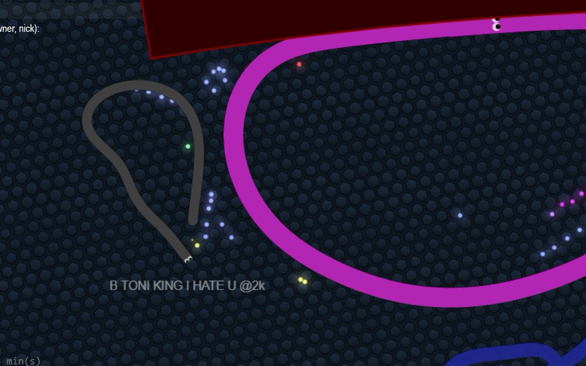 King_Slitherio's tweet photo. Small fake Toni got enslaved 😂😂🤣#slitherio https://t.co/GP1sTZSbeN