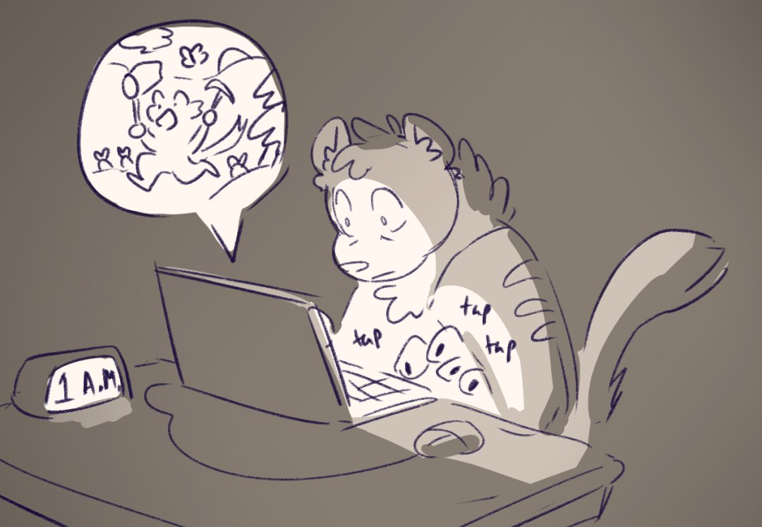 sorry for the lack of art yesterday i found a new farming game and like.... u know how it is 

(its called littlewood and its gonna ruin my life)