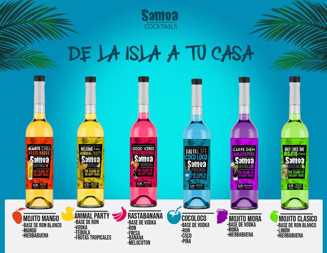 SamoaGroup's tweet image. Ya probaste nuestra nueva línea de Samoa cocktails?..0.7 lts de sabor.. samoagroup.com/coctelestogo/