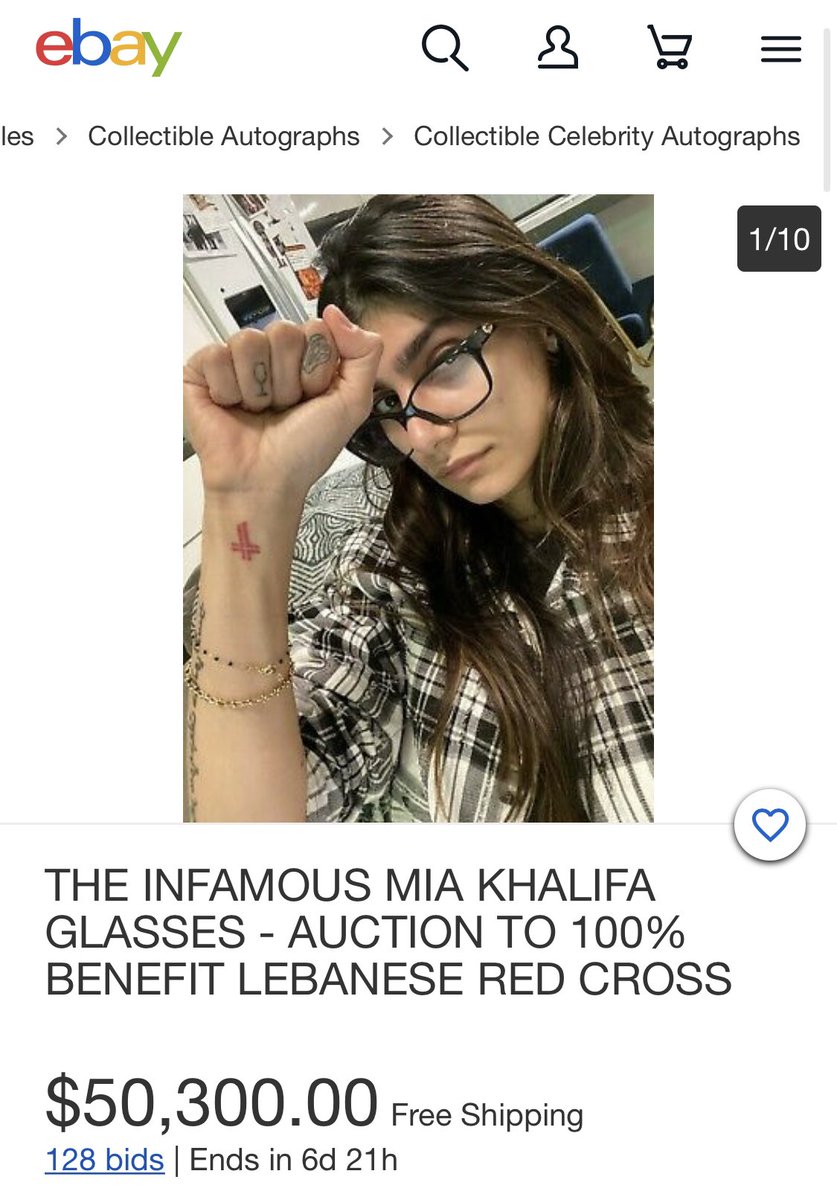 Mia Khalifa Is Auctioning Glasses From Porn to Raise Money for Beirut