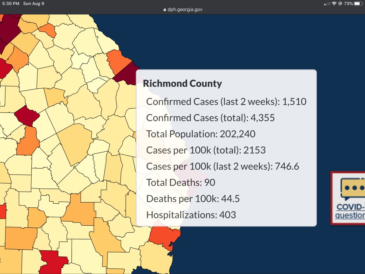 The message is the same: more cases and more deaths.  If you care about your loved ones, friends and this ⁦<a href="/CityofAugusta/">Augusta, Georgia Government</a>⁩: Wear A Mask, Wash Your Hands, Watch Your Distance