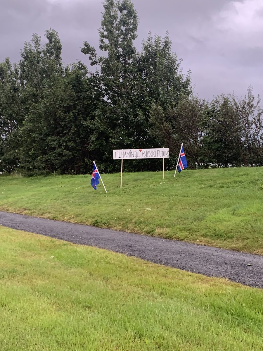 Bjarki Pétursson fær góðar kveðjur í heimabænum  Borgarnesi - Íslandsmeistari 2020 ..