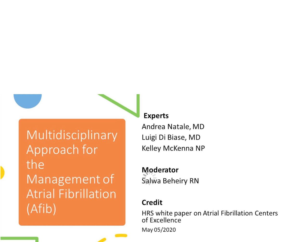 CardioVisualApp's tweet photo. Atrial fibrillation management is complex needing the collaboration of many experts in several specialties. Coming soon @CardioVisual @AndreaNataleMD @LuigiDiBiaseMD and McKenna NP a webinar and a discussion. #AF #Stroke @EPeeps @EPeeps_Bot #EPLabDigest #HRSonline @PrashSanders https://t.co/j6xreJ785A