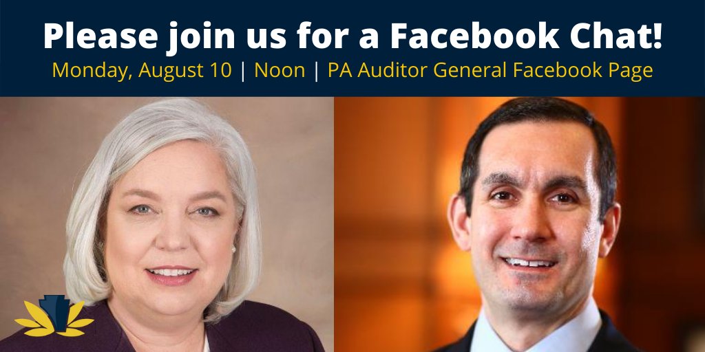 mccc's tweet image. Please join @pacommunitycoll President &amp;amp; CEO @ElizBolden for a Facebook Chat with @PAAuditorGen @DePasqualePA tomorrow, August 10 at noon as they discuss the impact of #COVID on @PennsylvaniaGov @Comm_College, among other issues. #PANeedsCommColl