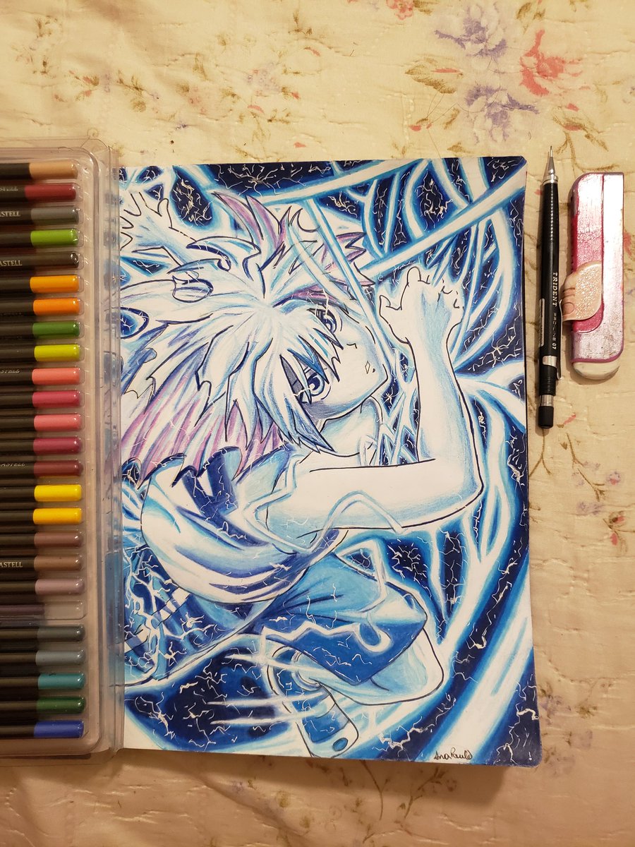 KofukuL's tweet photo. Resultado final do desenho do killua por favor compartilhem esse deu trabalho 🤧🤧 https://t.co/yFgrlqtoIj