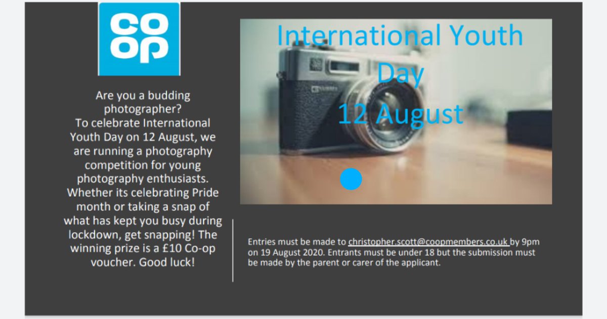 ChrisSc63036269's tweet photo. To celebrate International Youth Day on 12 August we will be running a photography competition in the Lowton, Culcheth, Pennington and Ashton areas @LowtonGolborne @LeighFilm @CulGburyCrofPol @HHCulcheth @MAD_Culcheth @SpinnersMill @ https://t.co/6tMCH36qUG