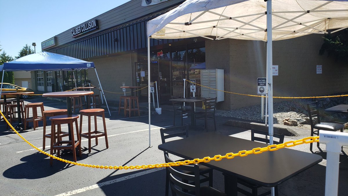 DecibelBrewing's tweet photo. Join us this sunny Sunday afternoon for beer in our spacious new outdoor area! #bothellbeer #craftbeer #drinkbeeroutside https://t.co/I0BgBCNKgq