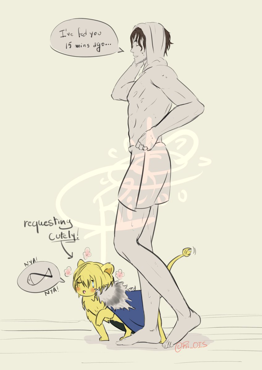 Rihamsterr's tweet photo. “When you own a cat, the cat owns you.”
Thank you for this cute week!! I hope you guys enjoyed it as well! 🐱🦁💛💙
#catmitriweek #FE3H #ClaudeVonRiegan #DimitriAlexandreBlaiddyd #catmitri #dimiclaude https://t.co/xMvkB74Zmi