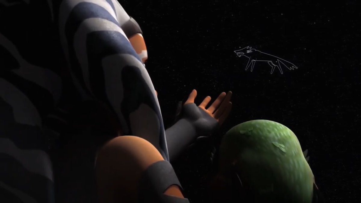 In TLJ VD there’s a note about an ancient starmap on Ahch-to with outdated constellations.But this idea of the constellations and finding an old map in the unknown, mystical hidden planet? It reminds me of the constellations in CW and the Rebels WBW arc