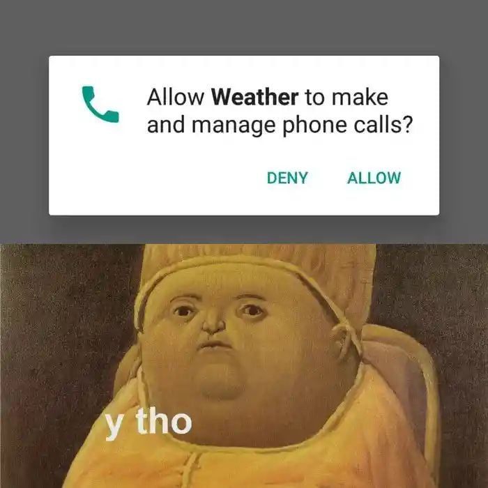 How else would you order nice weather?