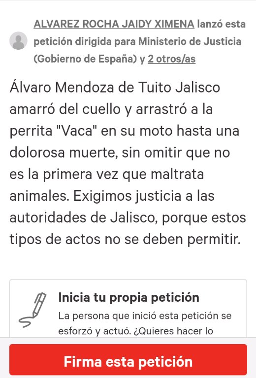 prensaanimal4's tweet photo. #EnRedSocial exigen a @GobiernoJalisco @EnriqueAlfaroR @eltuitojal aplicar la ley en caso de un perrito "Vaca" que fue muerto y arrastrado por un motociclista sólo porque el animal orino su moto
#Video #FuertesImagnes
https://t.co/xxGX5h5dsG
@M1llonDe
https://t.co/3Ie4aGfrPc https://t.co/n6hhmbXY8I