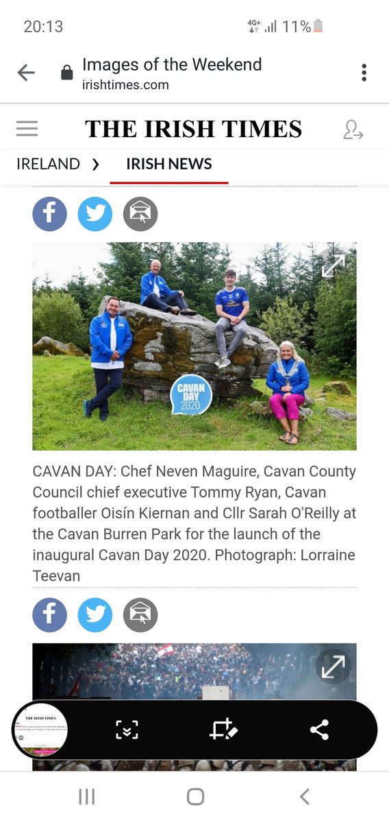LorrieTee's tweet photo. Delighted to see #cavanday making images of the weekend @IrishTimes Lets make our County proud on 26th September @ThisIsCavan @cavancoco @PPAI_IRL @nevenmaguire @sarahreilly30 @CavanCoBoardGaa https://t.co/EhRQDZ1LE5