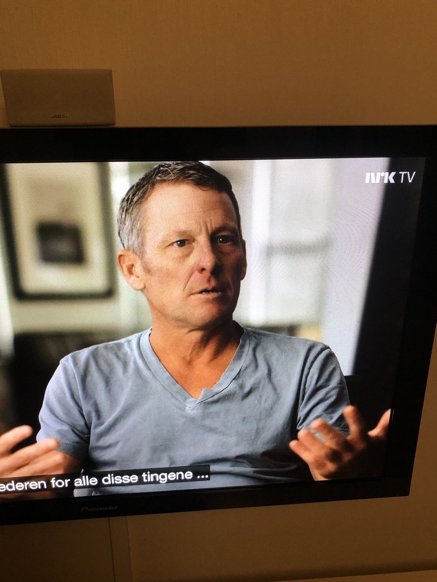 Alvorsen's tweet photo. Å se Lance Armstrong i dokumentaren ��Lance» på NRK er akkurat som å se Phil Dunphy i Mothern Family. Bare uten humor. https://t.co/G7TOX01pb4