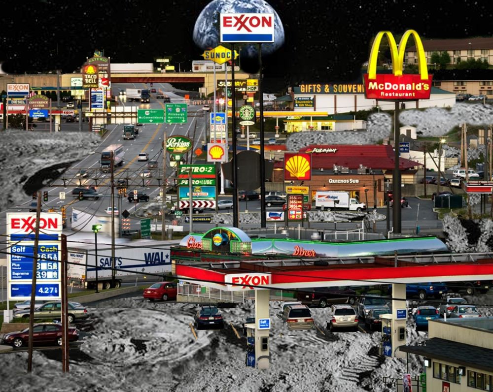"oh boy I can't wait until there are cities on the moon" the future cities on the moon: