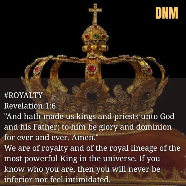 #royalty
#kingsandpriests
#divineauthority
#royallineage
#noinferiority
#nointimidation