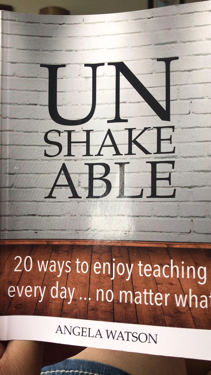 NancyA1985's tweet photo. Today is National Book Lovers Day! What’s book(s) are you reading? I’m reading “Unshakeable” &amp; I’m loving all the teacher tips I’m getting. https://t.co/c4dEZCkbL7
