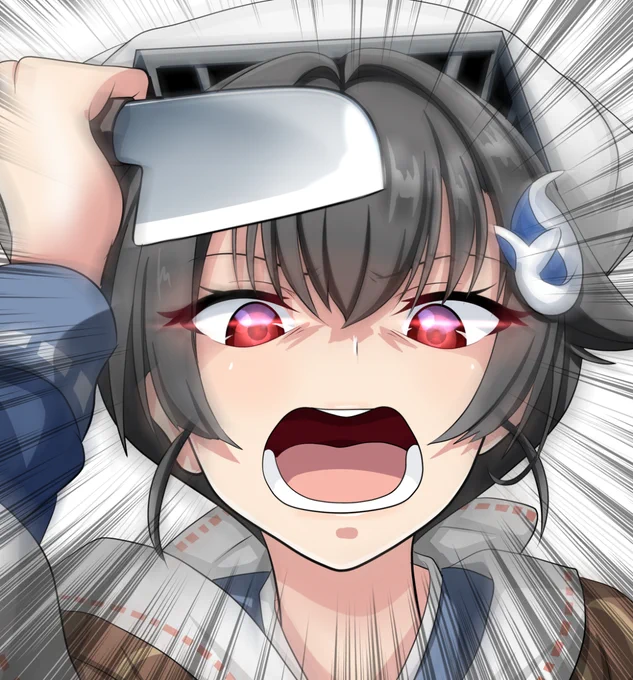 攻略ルートの選択に失敗したときの迅鯨ちゃん #艦これ #艦隊これくしょん #迅鯨(艦隊これくしょん) https://t.co/QrWcu5uXhr 