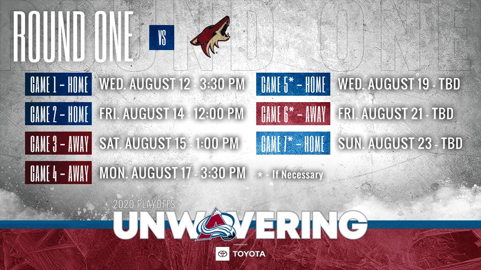 Avalanche's tweet photo. Who's ready? 

#GoAvsGo https://t.co/YyDJlhOJt4