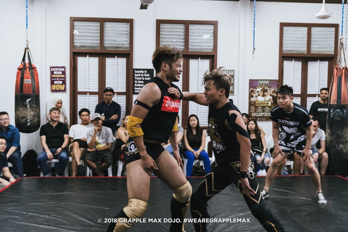 Grapplemax's tweet photo. #OnThisDay in 2018, we held #Showcase6, which featured a very special guest from @ddtpro.

#GrappleMAX https://t.co/hN2aBaR7Ls