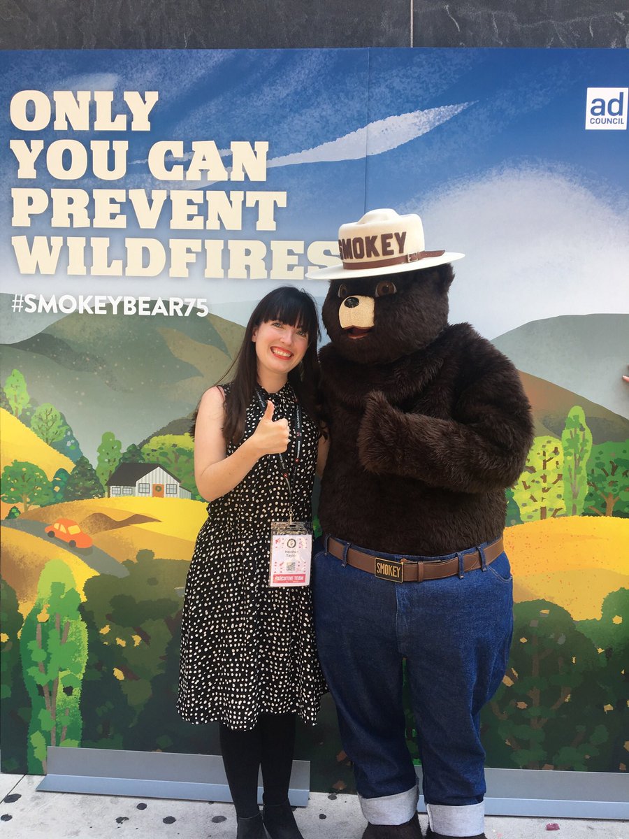 howveryheather's tweet photo. #HappyBirthdaySmokey to the one and only @smokey_bear! 🥳 Thanks for all the wonderful moments joining us at @PopiconLife over the years. Cheers to 76 years - and so many more to come! #OnlyYou 🍃🌿 https://t.co/6mzjcAiWAv
