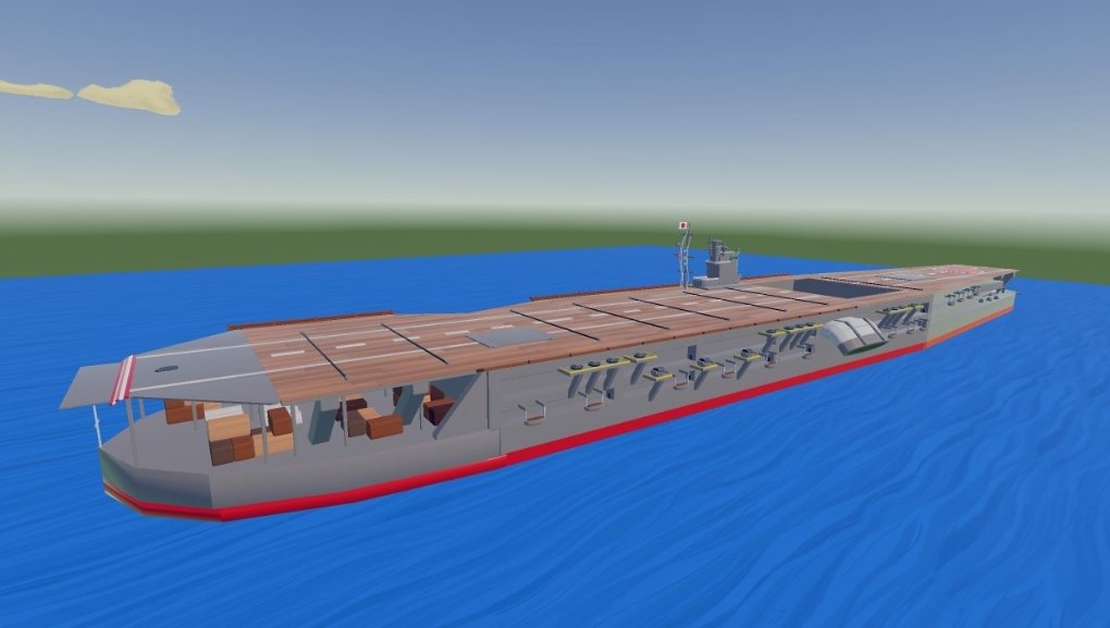 CommanderDomino's tweet photo. Just finished my Akagi Carrier floatie for the #Floaties2020 challenge #recroom #makerpenclass https://t.co/0UUZE0PUxe