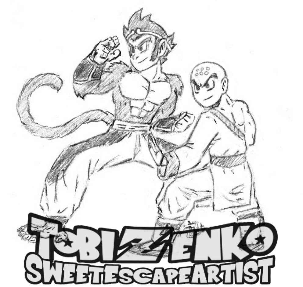 TobiZenko's tweet photo. Son Wukong & Tang Seng!
Based off of the inspirations for Goku & Krillin
#SonWukong #Goku #TangSeng #Krillin #DBZ #DragonBall #JourneyToTheWest
https://t.co/PT8IHDQL6w https://t.co/ZHKAeZ8QfX