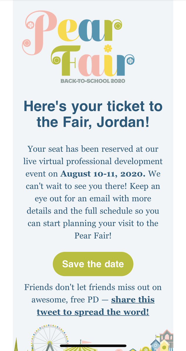 Woohoo 🙌🏾 excited about the <a href="/PearDeck/">Pear Deck Learning</a> Fair 2020. Sessions will stream throughout the two day event on YouTube and FB #peardeckfair2020 #distancelearning #remotelearning #learning #lifelonglearning