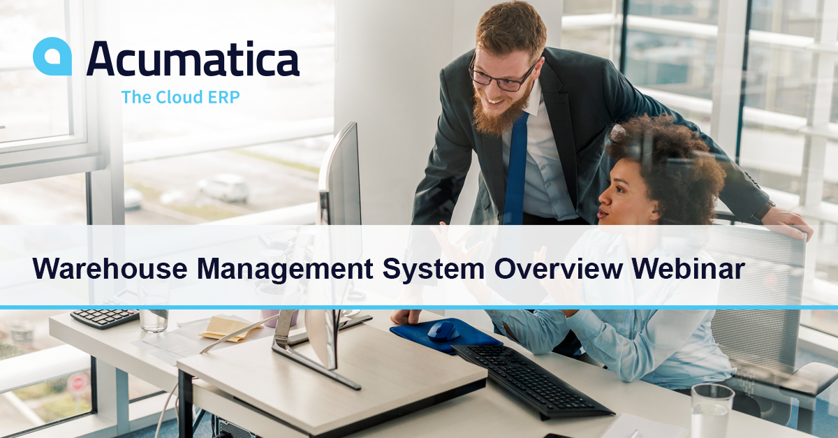Acumatica's tweet photo. Acumatica's warehouse management system helps you accurately and efficiently manage your advanced warehouse needs in wholesale, manufacturing, retail and other industries. Learn more in our August 12 webinar: https://t.co/HZuuAJRBsV https://t.co/fzOwvGVs0s