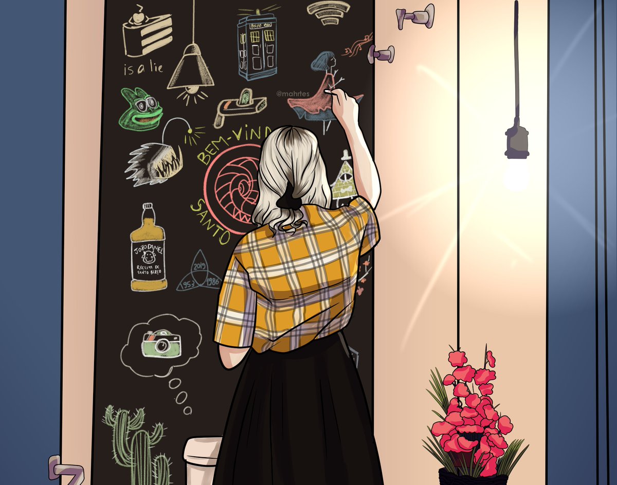 celartistic's tweet photo. Aproveitando hype pra postar desenho da @gabicattuzzo da live de ontem ❤️💖 achei conceitual e ficou incrível!
espero que gostem 

❤️+🔁+🗨️= uma artista muito feliz
#fanart #digitalart #ilustration #desenho #arte #artist #digitaldrawing #drawing https://t.co/LHMIgA3b0r