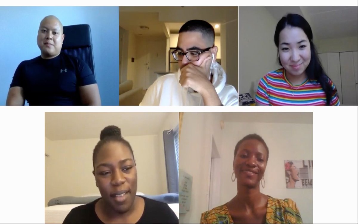 LEDA_Scholars's tweet photo. Thank you so much to alumni #LEDAScholars Christian, Hung, Shola, Suren, and Yelka for an informative, inspiring, and 👏very👏 real👏 discussion on the #2020LEDACI Main Stage today! https://t.co/capP27M5y5