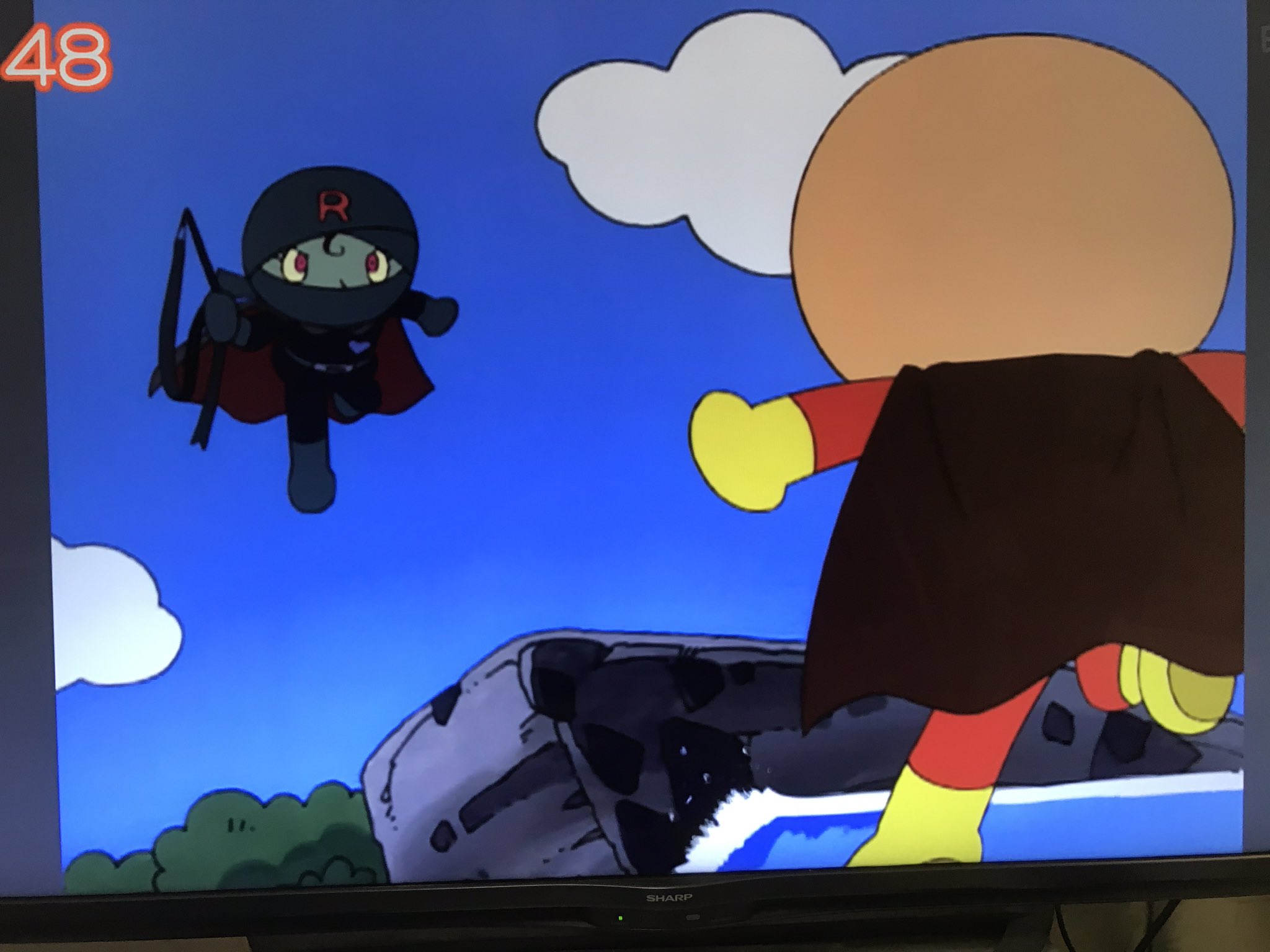 旧ブロックラボ ドール レトロ アンパンマン ブラック