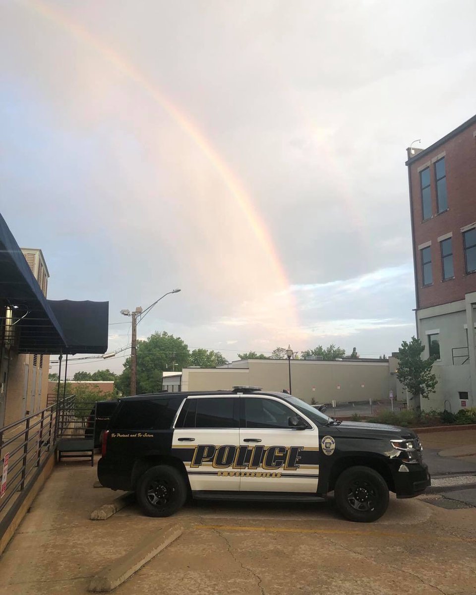 Did anyone else catch the rainbow this morning? It was a great sight to end a 12 hour night shift for Cpl. Jones! 🌈