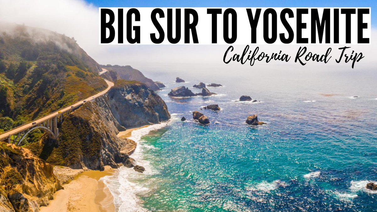 LifeisGoodTravl's tweet photo. Come along as we drive from #BigSur to #Yosemite and show must-stop places along California's pacific coast highway: https://t.co/iG4Yvc6gR9. 
#caroadtrip #lifeisgoodtravel @BigSurCC https://t.co/i0XiIAnyqd