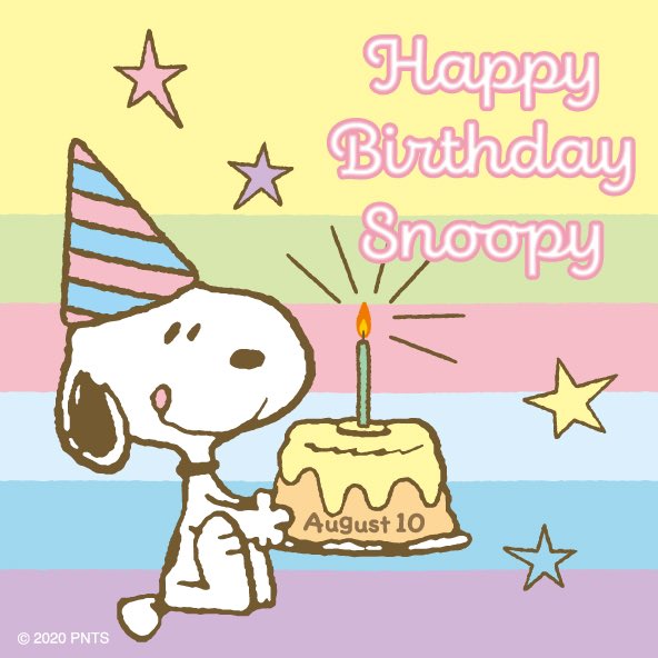 Twitter 上的 Plaza 公式 Happy Birthday Snoopy 本日8月10日は Plazaでも大人気 スヌーピーのお誕生日 みんなでお祝いしましょう スヌーピー ピーナッツ Hbdスヌーピー Snoopy Peanuts