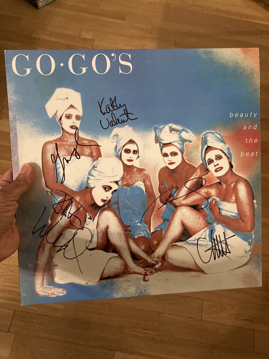 After watching the doc, I showed my 12-year old daughter my autographed copy of <a href="/officialgogos/">The Go-Go's</a> Beauty and the Beat. I remember standing in line at the Tower Records on West 4th street to meet them!