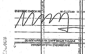 29. Found another example of Hay’s signature on an endorsed check from July 2017. He really does sign differently every time. See tweet #27 for sources for other signatures.1. Exhibit J - Hayes v. New York Media et al