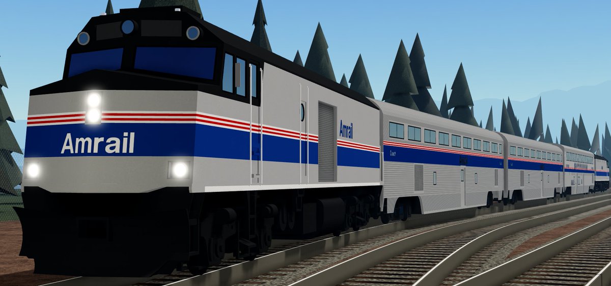 Rails Unlimited On Twitter The Latest Rails Unlimited Update C3 0 6 R1 1 6 Adds Two New Standard Trains The Amrail Prairieland Flyers Also Included Are A Few Minor Tweaks Some Progress On The Remastered - roblox amtrak train