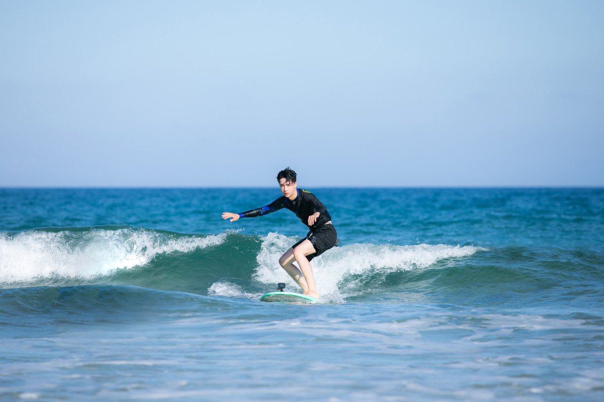 21- Surfing:Again check the Variety Show "Summer Surf Show" to see him surfing. His coach praised and called him a "fast learned with talent" because after being taught for some time, he was already beating the other guys You can watch the show in IQIYI app with eng-sub.