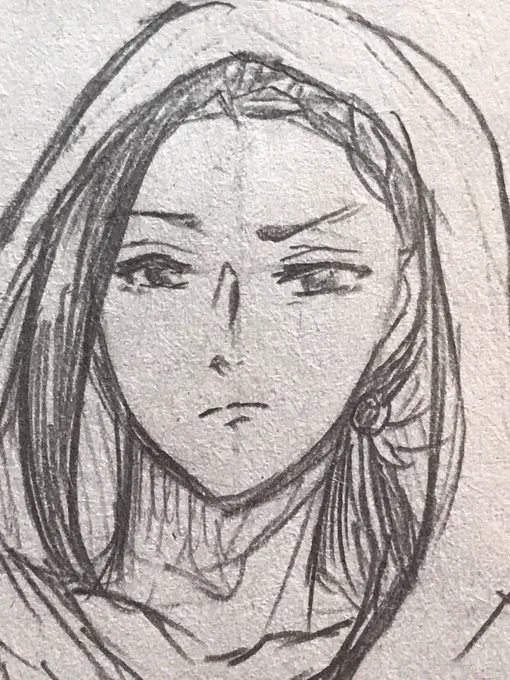 落書きです。
そんな表情も好きよジャミル。
 #ジャミル 