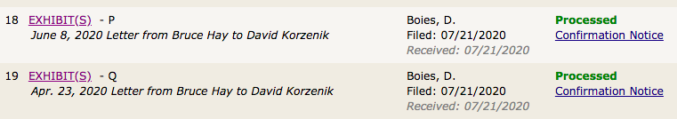 51. Two of those emails are exhibits in the Shumans’ complaint.