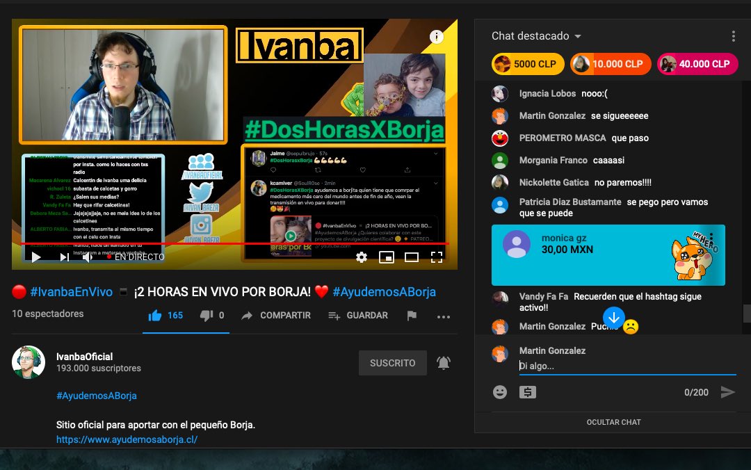 Mart0n4's tweet photo. @Ivan_Baeza Alguien dono justo cuando el stream se cayó :c https://t.co/ih6QQNKmqm