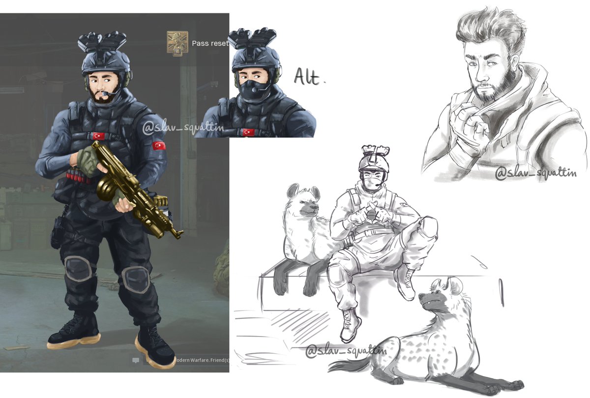 slav_squattin's tweet photo. MW Operator sheet for the ever supporting @dogukanXO 🤧🙏 
#CallofDutyModernWarfare #ModernWafare #MW #operatorart #digitalart #portrait #portraitart https://t.co/9bseKIG56u