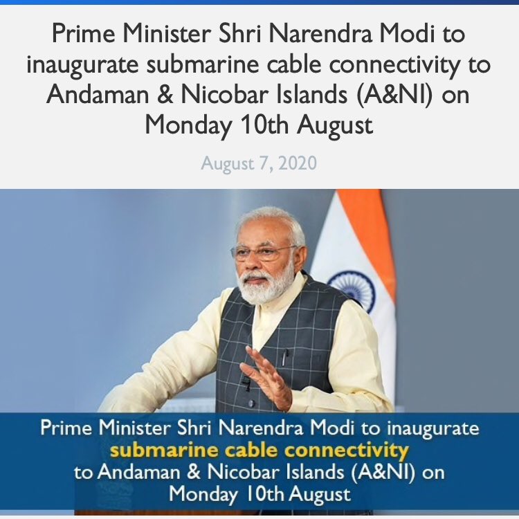 IamsudhirPandey's tweet photo. .@narendramodi जी ने पहले पूर्वोत्तर के विकास पर ध्यान दिया और अब अंडमान निकोबार islands को जोड़ा । जो कोई नहीं सोचता उसे आप सोच लेते हो । इस प्रोजेक्ट से समंदर में ताक़त बढ़ा रहा चीन भी औक़ात में रहेगा #AndamanNicobarWithPM #nikobar @PMO_NaMo https://t.co/33LLQYYVKd