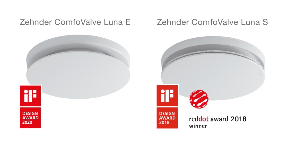 ZehnderIberica's tweet photo. Nuestras válvulas galardonadas #Zehnder #ComfoValve Luna E y Luna S funcionan en perfecta armonía para proporcionar el #confortinterior ideal. #RedDotAward #iFDesignAward https://t.co/U3Gd13kUgC