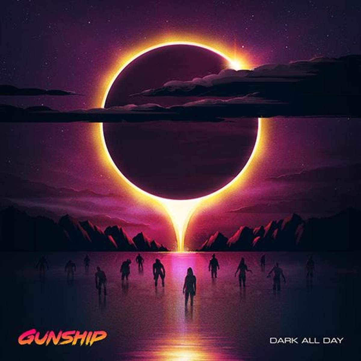 DiscoverDiscus1's tweet image. I got purple, which turned out great because now I get to tell you all about Gunship. I included their album Dark All Day, and it's so incredibly good. It's synthwave and has a very cyberpunk vibe, like something you would hear in Blade Runner. It's not metal, but it's good music
