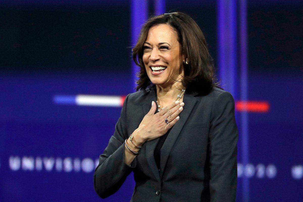 aetoole's tweet photo. Dear #CNN #FoxNews and #MSNBC stop referring to Kamala Harris as African American. She may be Black, but she is NOT African American. Your actions are both misleading and destructive to the African-American struggle.
#ADOS #AfricanAmerican #KamalaHarris #VPPick #KamalaIsNotADOS https://t.co/TFcbfmaUKL