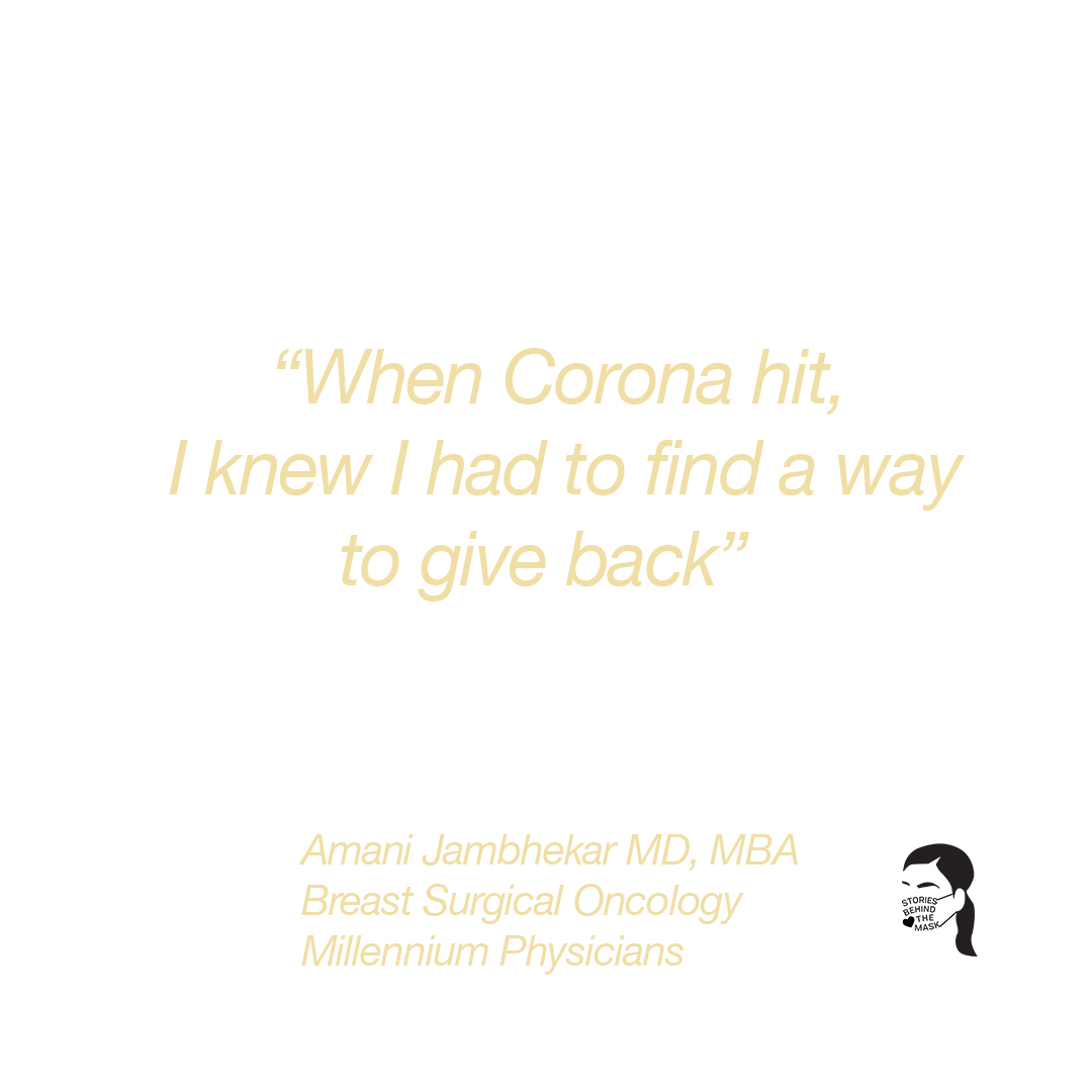 MaskStories's tweet photo. Tomorrow we have an amazing story from Dr. Amani Jambhekar, who was a pre-med student in New Orleans when Katrina hit and took action to give back, and is doing so again during the COVID-19 pandemic.

#thisisourlane #medtwitter #sbtm #storiesbehindthemask https://t.co/WAuoql45y9